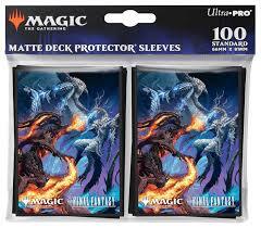 Ultra Pro - Matte Deck Protector Sleeves 100ct - Final Fantasy - V3